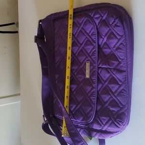 Vera Bredley Double Zip Mailbag in Elderberry